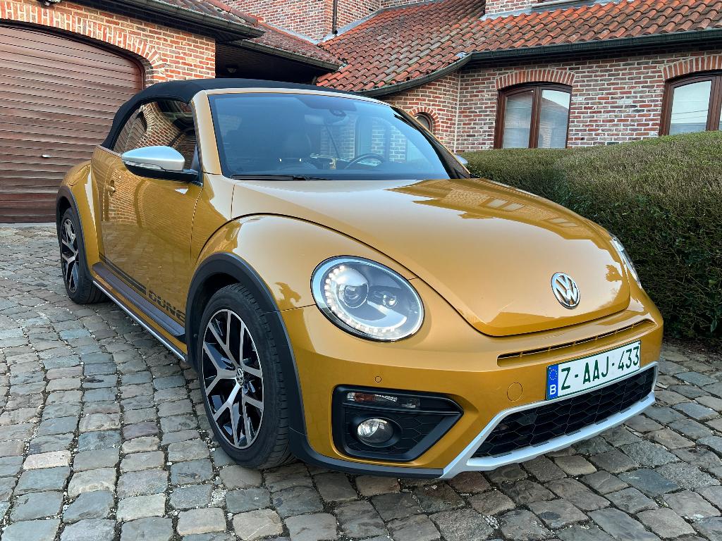 PRACHTIGE BEETLE CABRIO"DUNE!"110KW., Auto's, Volkswagen, Bedrijf, Te koop, Beetle (Kever), ABS, Airbags, Airconditioning, Alarm