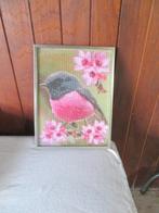 kader met vogel, Ophalen, Minder dan 50 cm, Metaal of Aluminium, Zo goed als nieuw