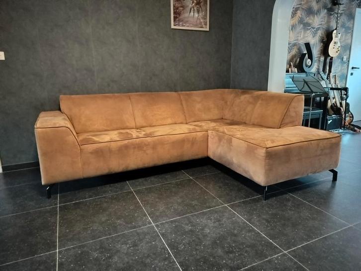 Zetel 2,5-zit met longchair, Huis en Inrichting, Zetels | Zetels en Chaises Longues, Ophalen