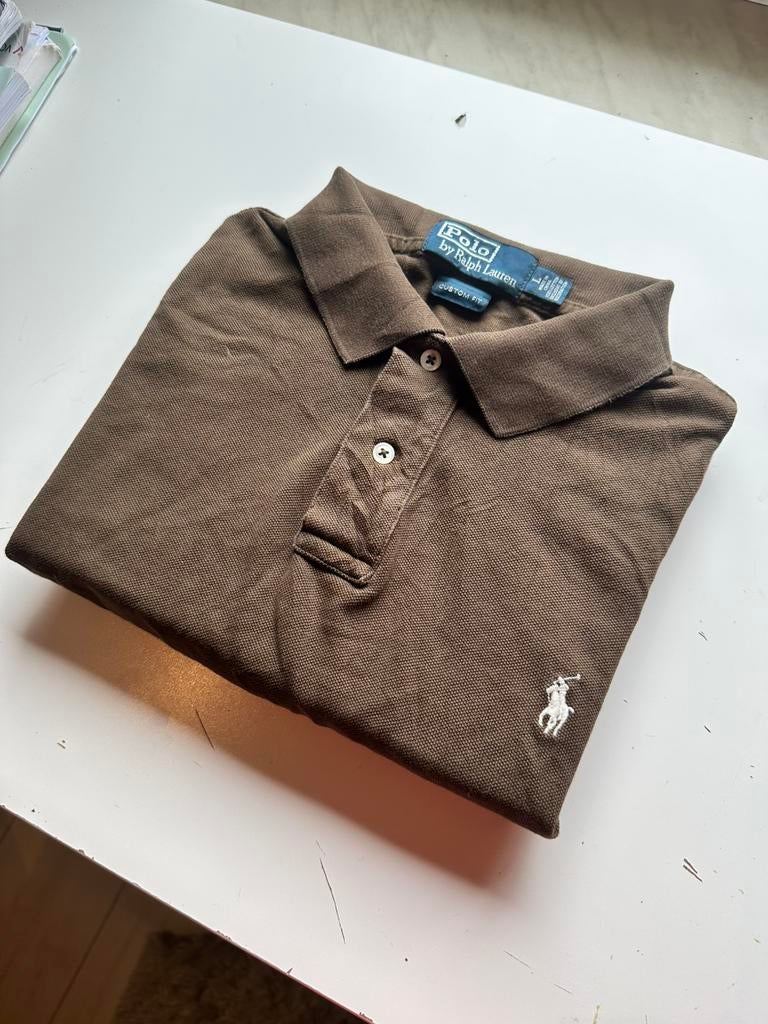 Polo Ralph Lauren, polo marron, Vêtements | Hommes, Enlèvement ou Envoi, Comme neuf, Taille 52/54 (L), Brun