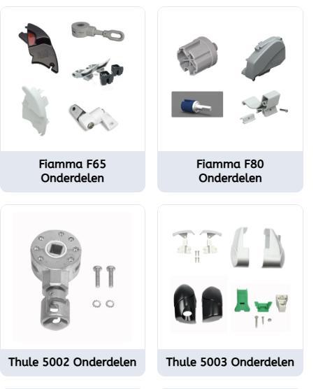 Thule Onderdelen luifel TYPE gerangschikt kopen zie webshop, Caravans en Kamperen, Caravanaccessoires, Nieuw, Ophalen of Verzenden
