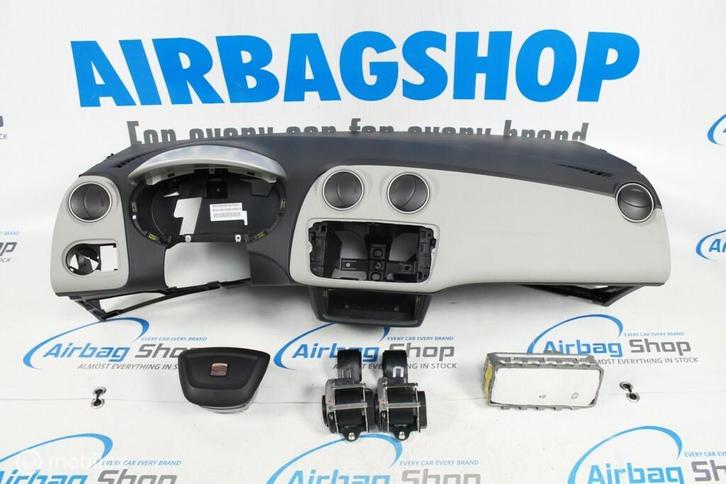 Airbag set - dashboard beige seat ibiza (6j) (2008-2015), Auto-onderdelen, Dashboard en Schakelaars