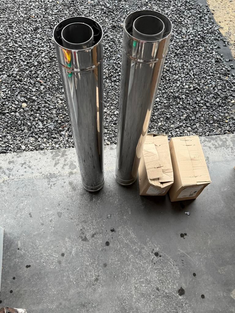 Dubbelwandige schouwbuizen 80/125, Ophalen