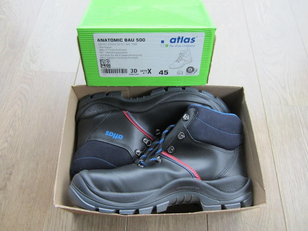 Nieuwe ATLAS werkschoenen, Vêtements | Hommes, Chaussures, Neuf, Enlèvement ou Envoi, Chaussures de travail, Noir
