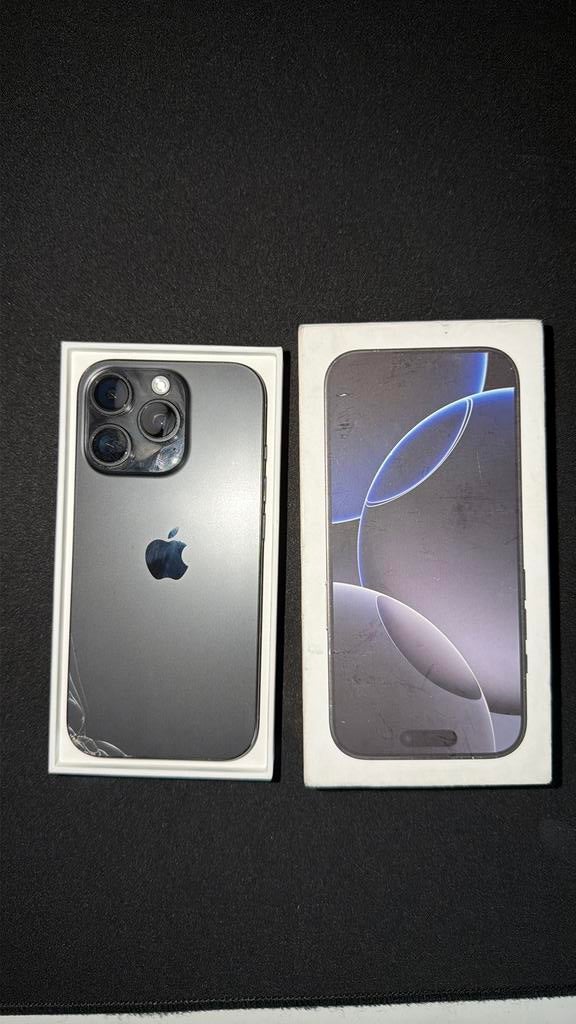 Iphone 16 pro - 265gb - 98% batterij, Télécoms, Téléphonie mobile | Apple iPhone, Gris, Enlèvement ou Envoi, Comme neuf, 98 %