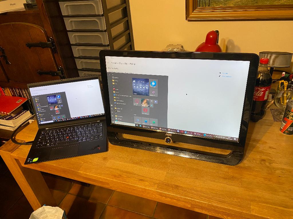 AOC F22+ - 22 inch scherm met HDMI DVI EN VGA, HDMI, 3 à 5 ms, HD, Enlèvement ou Envoi