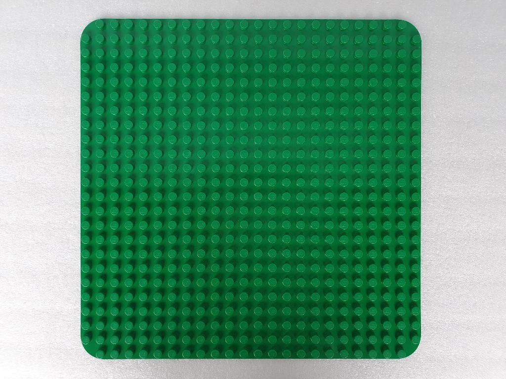 Groene Lego Duplo grondplaat 22x22 studs, Ophalen of Verzenden, Gebruikt, Grondplaat, Duplo