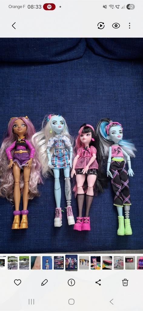 Poupées Monster High, Enlèvement