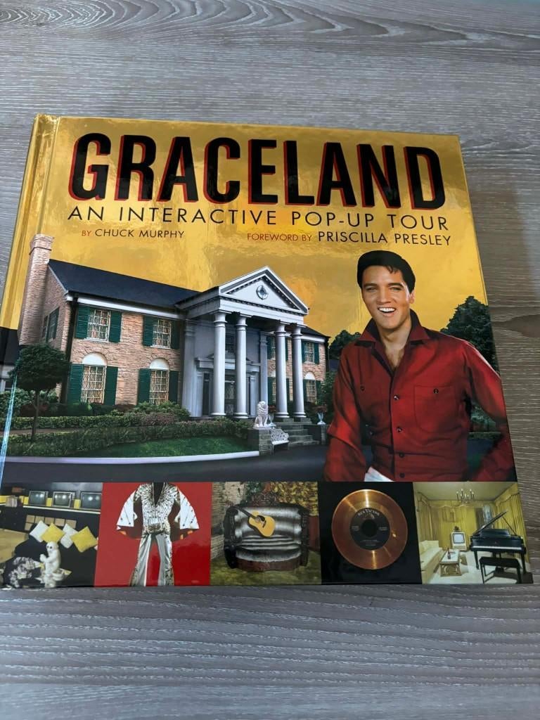 Elvis boek, Graceland, an interactive pop-up tour,, Livres, Musique, Enlèvement ou Envoi, Comme neuf, Autres sujets/thèmes