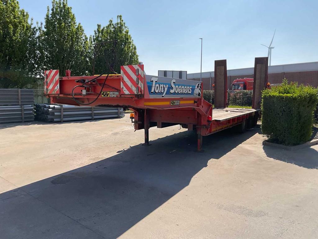 2007 Gheysen & Verpoort Dieplader, Auto's, Overige brandstoffen, Bedrijf, Aanhangers en Opleggers, Te koop