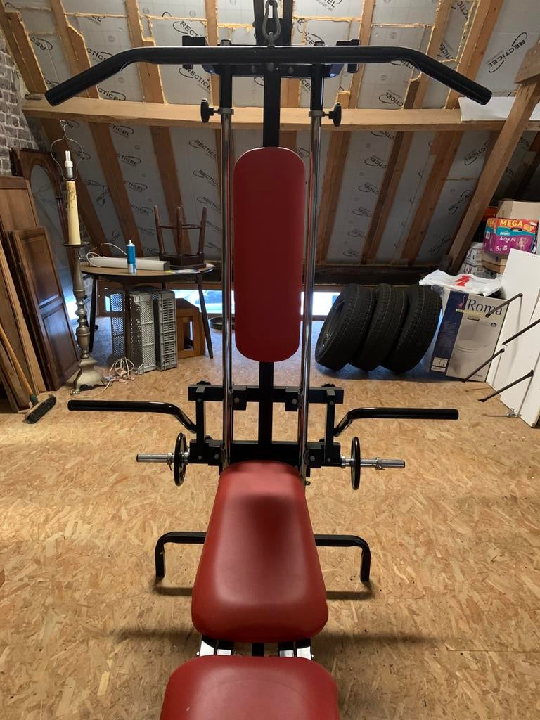 Banc d'exercice Sven pour tous les groupes musculaires, Sports & Fitness, Enlèvement, Utilisé, Métal, Centrale électrique