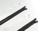 522) 4 Deelbare ritsen wit en zwart 60cm lang, Ophalen of Verzenden, Nieuw, Rits of Sluiting