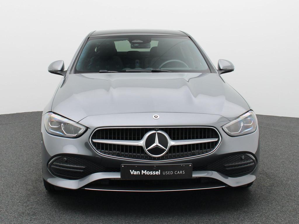 Mercedes-Benz C 300 e Luxury Line Berline + LEDER + PANORAMI, Auto's, Automaat, 4 deurs, Zwart, 4 cilinders