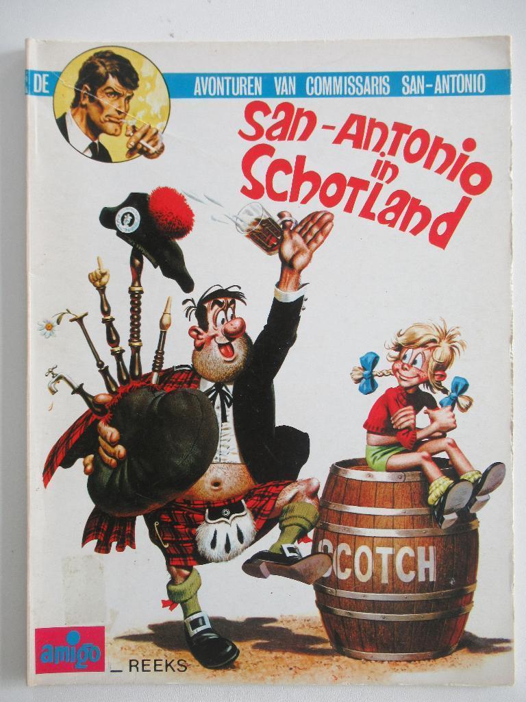 amigo reeks...nr.7...san-antonio in schotland........1st, Ophalen of Verzenden, Zo goed als nieuw