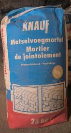 3 sacs neufs mortier de jointoiement beige Knauf, Enlèvement