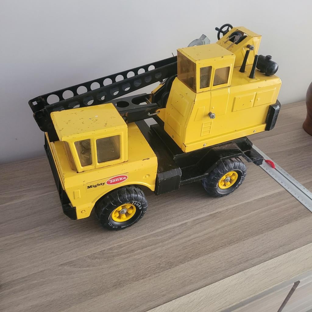 Ancienne grue tonka, Collections, Jouets, Enlèvement ou Envoi