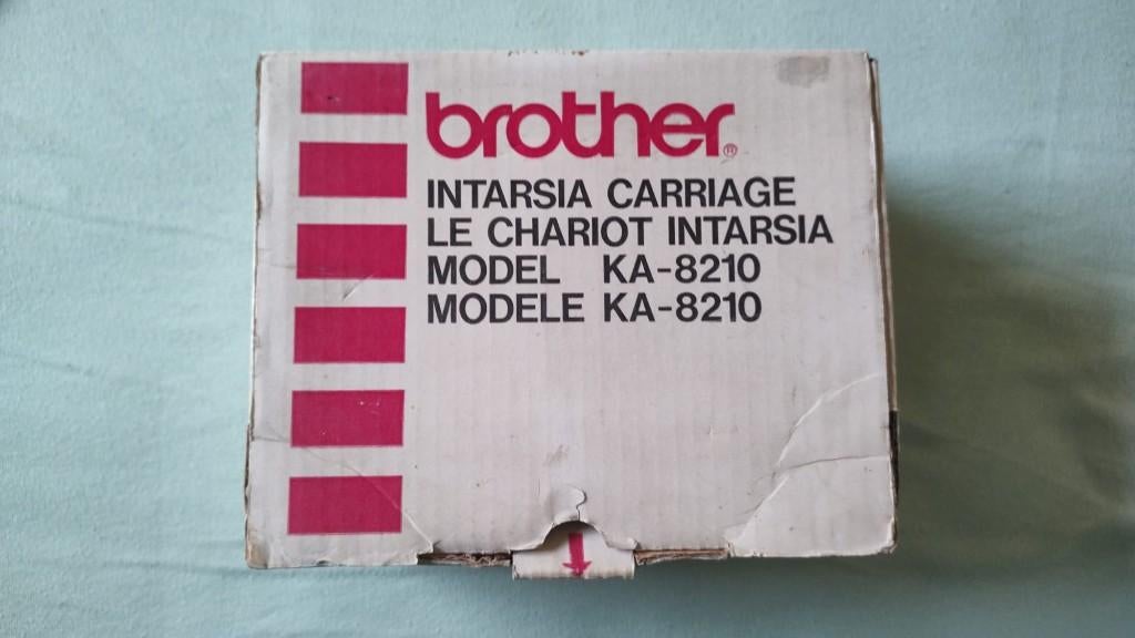Brother intarsia slede KA-8210 compleet, Hobby en Vrije tijd, Breien en Haken, Ophalen, Gebruikt, Breien, Overige typen