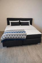 Boxspring 160x200 – Antraciet – Zo goed als nieuw, Huis en Inrichting, Slaapkamer | Boxsprings, Ophalen, 200 cm