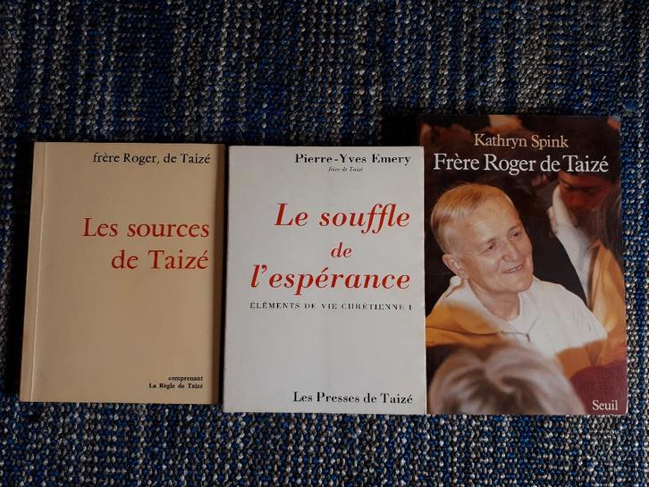 3 livres sur Taize et Frère Roger, Livres, Religion & Théologie, Comme neuf, Christianisme | Catholique, Enlèvement ou Envoi