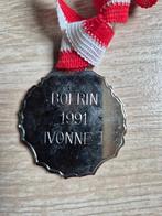 Carnaval medaille Boerin Yvonne 1991, Postzegels en Munten, Ophalen of Verzenden