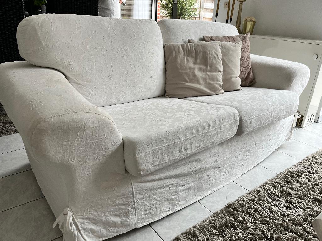 GRATIS Salon 2-zit en 3-zit zetel / Olen, Huis en Inrichting, Ophalen, Gebruikt