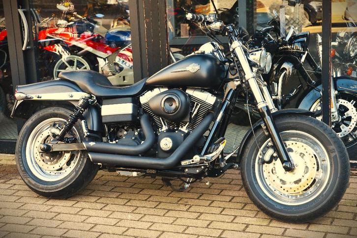 HARLEY DAVIDSON DYNA FAT BOB ***MOTOVERTE.BE***, Motos, Motos | Harley-Davidson, Entreprise, Chopper, 2 cylindres, Enlèvement