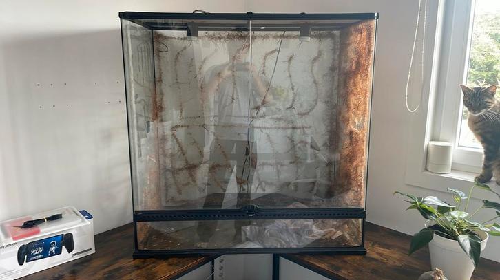 Exo terra terrarium x-tall, Dieren en Toebehoren, Reptielen en Amfibieën | Toebehoren, Gebruikt, Terrarium of Paludarium, Ophalen