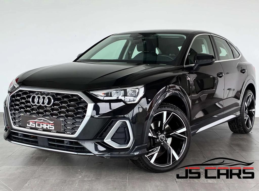 Audi Q3 Sportback 1.4TFSI PHEV SLINE-1ERPRO-COCKPIT-CUIR, Autos, Achat, Euro 6, Entreprise, Noir