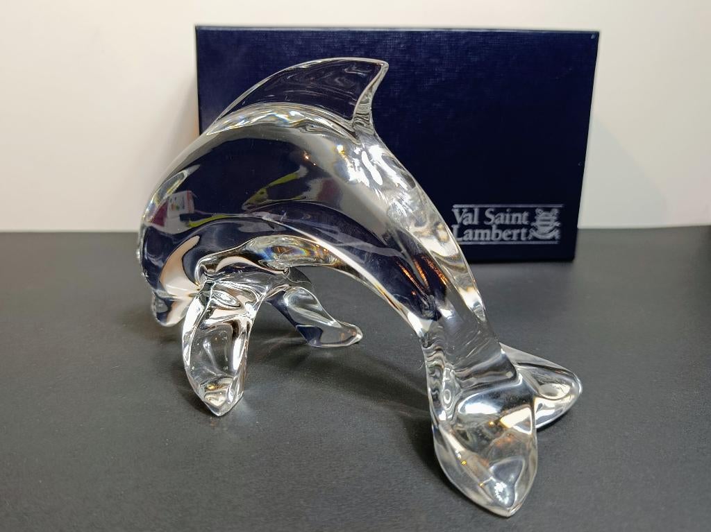 VAL SAINT LAMBERT: Designer K. de Sousa, Grand Dauphin ., Antiquités & Art, Enlèvement ou Envoi