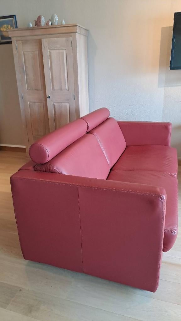 Divan lit cuire rouge, Maison & Meubles, Chambre à coucher | Lits, Comme neuf, Deux personnes, 180 cm, 200 cm, Autres matériaux