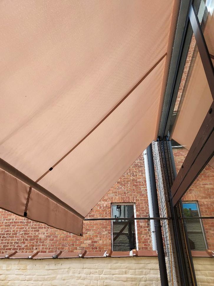 Store banne manuel SANS perçage - extra large 350cm, Jardin & Terrasse, Protection solaire, Utilisé, Marquise, Moins de 150 cm