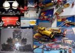 lego trein station spoor overweg containers xtra rails wis, Ophalen, Zo goed als nieuw, Complete set, Lego