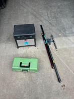 Vismateriaal koffer handlijn schietlijn visbak kist hengel, Enlèvement, Comme neuf