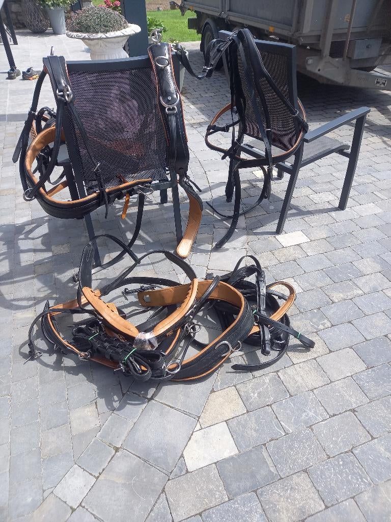 Harnais full double, Animaux & Accessoires, Chevaux & Poneys | Brides & Harnachement, Enlèvement ou Envoi, Neuf, Récréation