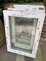 Witte kozijnen met dubbele beglazing, Doe-het-zelf en Bouw, Glas en Ramen, Ophalen, Gevelraam of Ruit, Minder dan 80 cm, Nieuw