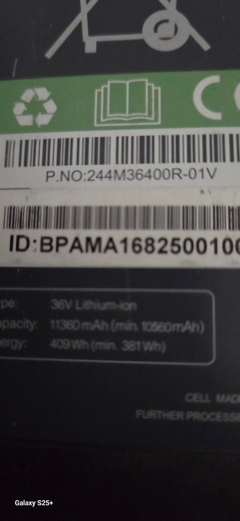 Ebike giant nieuwe batterij 500wh +oude batterij 400wh, Ophalen