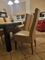 Set van 6 lederen eetkamer stoelen, Ophalen