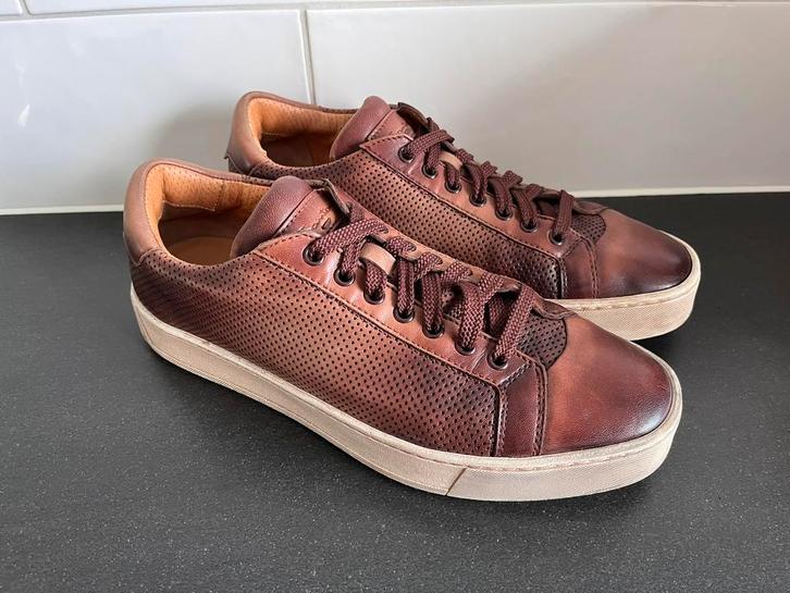 Santoni sneakers maat UK7 EU41, Vêtements | Hommes, Chaussures, Comme neuf, Baskets, Brun, Enlèvement ou Envoi