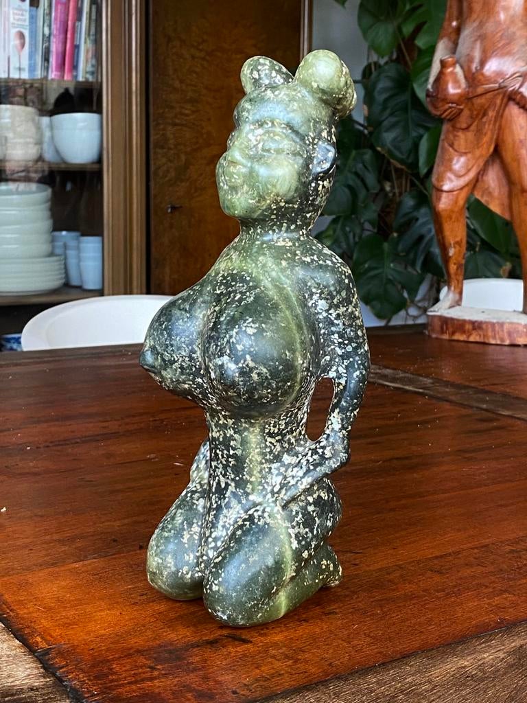 Vruchtbaarheidsbeeldje uit neolithische Hongshan cultuur., Ophalen, Beeld