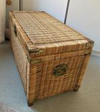 Grote rieten opbergkoffer, Ophalen, Mand, Zo goed als nieuw, Riet