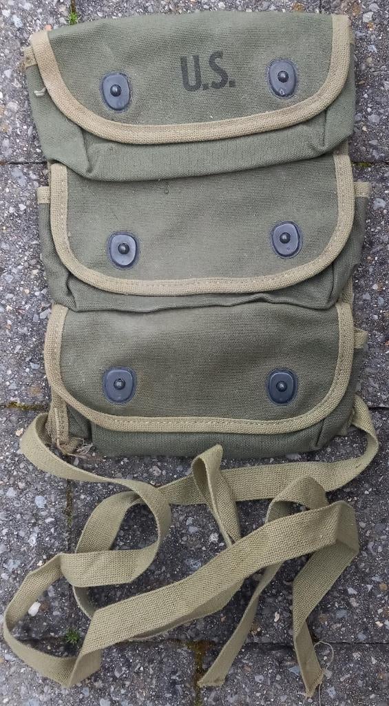 WW2 US Army Granaat tassen, Ophalen of Verzenden