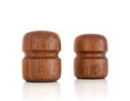 Vintage seventies teak grote peper & zoutvaatjes, Enlèvement ou Envoi
