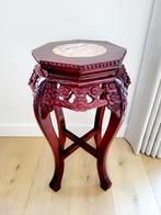 Tabouret ou piédestal chinois en bois, bois dur sculpté, m, Maison & Meubles, Enlèvement