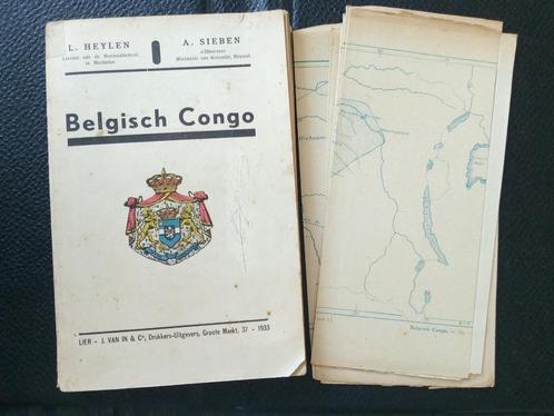 Belgisch Congo boek kaart geschiedenis Belgïe, Livres, Histoire nationale, Utilisé, 20e siècle ou après, Envoi