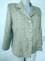 Slim fit colbert maat 46, Kleding | Dames, Jasjes, Kostuums en Pakken, Ophalen of Verzenden, Zo goed als nieuw, Groen