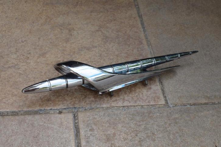 Amerikaanse hood ornament oldtimer studebaker president 1957, Antiek en Kunst, Curiosa en Brocante, Ophalen of Verzenden