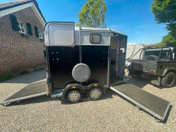 Paardentrailer 2 paards Ifor Williams aluminium vloer, Ophalen, Aluminium, 2-paards trailer