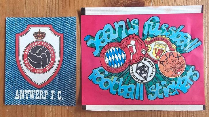 Jaren 60 (like panini) "Jean's" Badge Antwerp + zakje!, Hobby en Vrije tijd, Stickers en Plaatjes, Zo goed als nieuw, Sticker