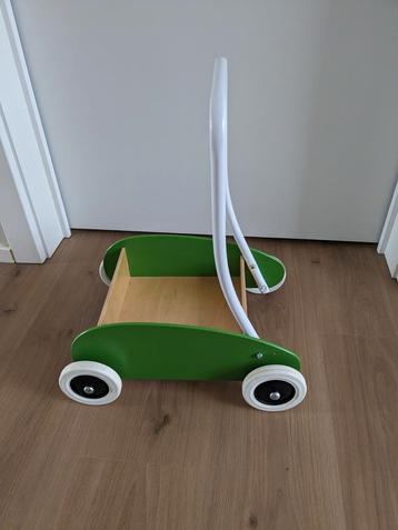 Ikea houten loopwagentje / speelkarretje / winkelkar