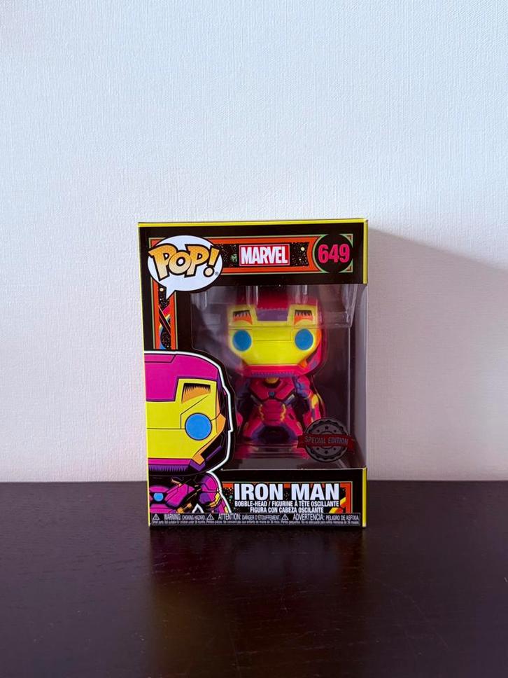 Iron Man (Blacklight Ed.), Verzamelen, Poppetjes en Figuurtjes, Zo goed als nieuw, Ophalen of Verzenden